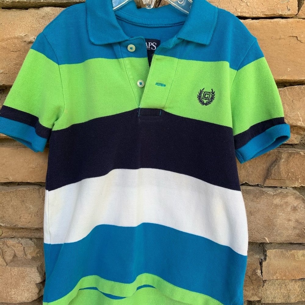 2T Chaps multi striped polo shirt